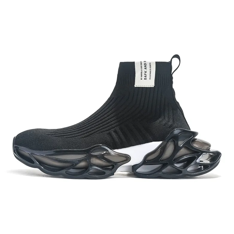 DAFK Cushioning, Abrasion Resistant, Breathable, Height Increasing High Top Running Shoes Men
s