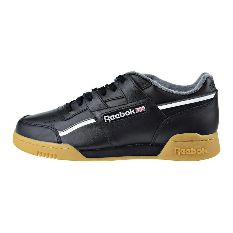 Reebok Workout Anti Slip Wear Resistant Low Top Casual Shoes Men's Black Brown