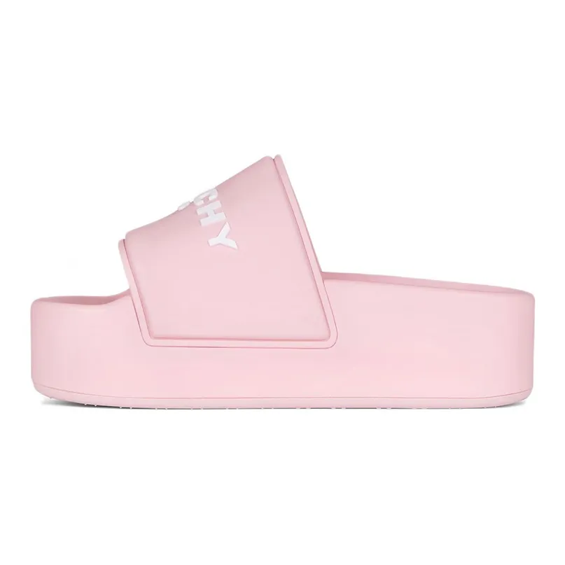 Givenchy Women's Logo Embossed Platform Sandal 'Blossom Pink'