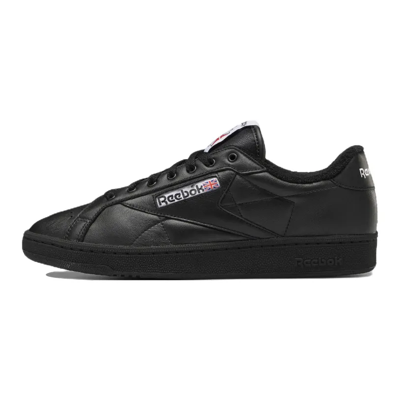 Reebok Club C Grounds Low Tops Casual Skateboarding Shoes Unisex Black