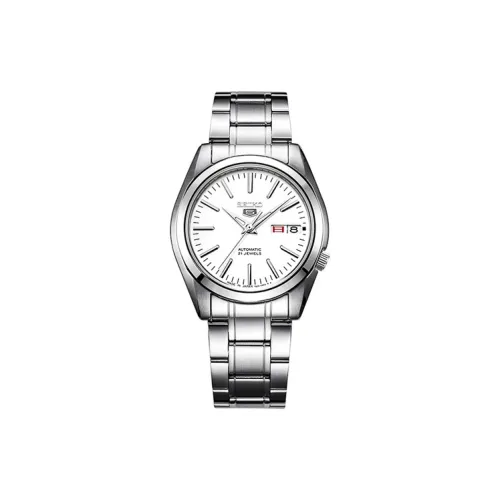 SEIKO Автоматический Механический Movement Мужские Часы 37мм*11мм Белый