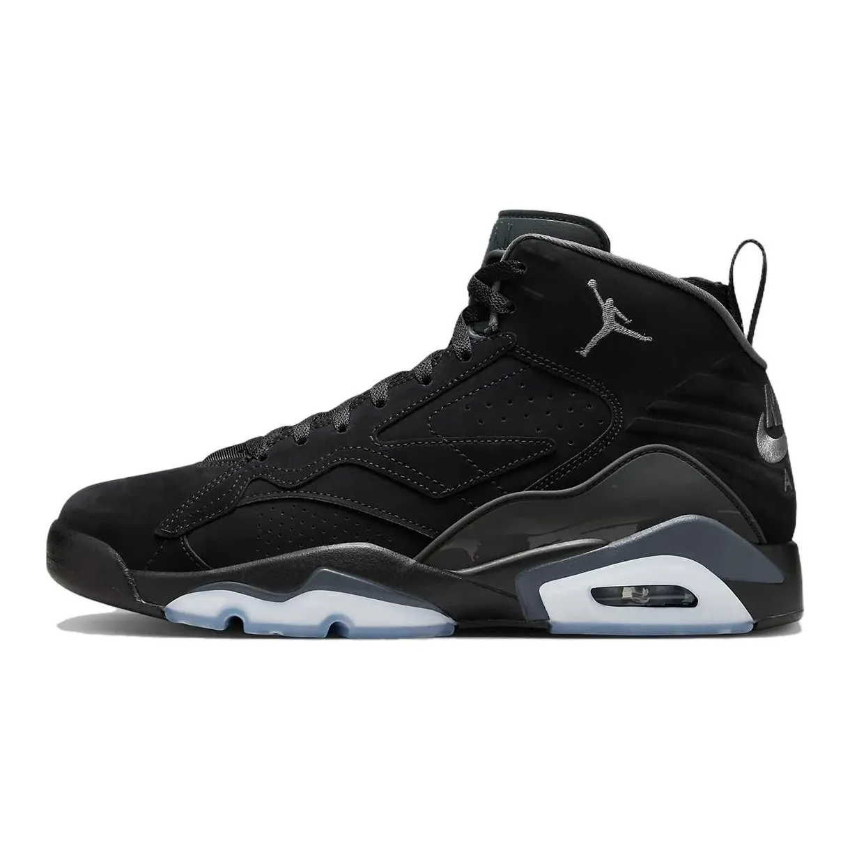 Jordan Jumpman MVP 678 Cushioning Anti Slip Wear Resistant Breathability High Top Vintage Basketball Shoes Men's Black