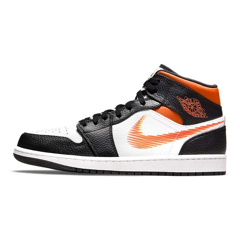 Jordan 1 Mid Zig Zag Swoosh
