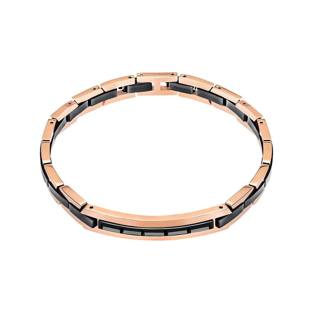 Swarovski Guard Crystal Bracelets Men's Gold Black
