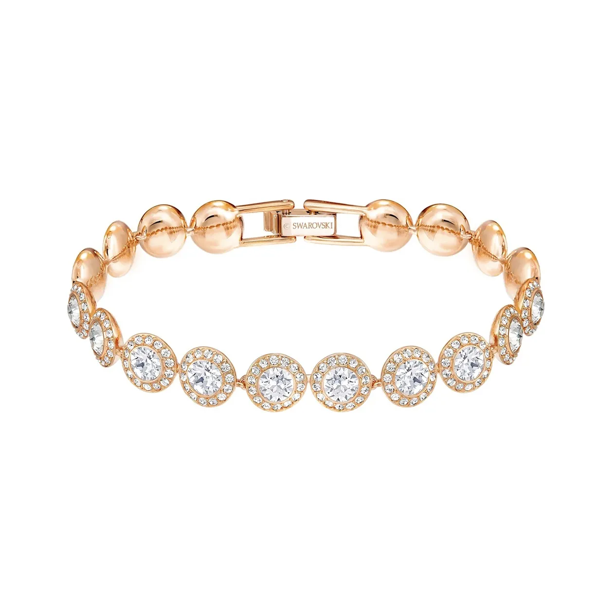 Swarovski Rose Gold Tone Plated Bracelets Women's Rose Gold