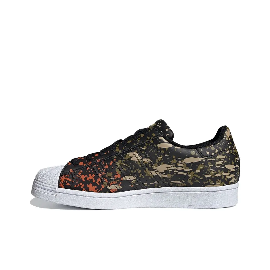 Adidas Superstar Splashes Splatter And Drips Black