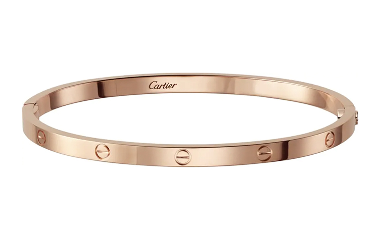 cartier 卡地亞 love手鐲 小號款 18k玫瑰金#送女友