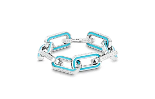 LOUIS VUITTON Lv Monogram Links Chain Bracelet