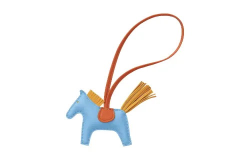 HERMES Rodeo Charms Unisex Blue Yellow