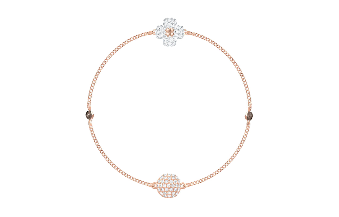 Женский браслет Swarovski Remix Collection Clover (золотисто-розовый)