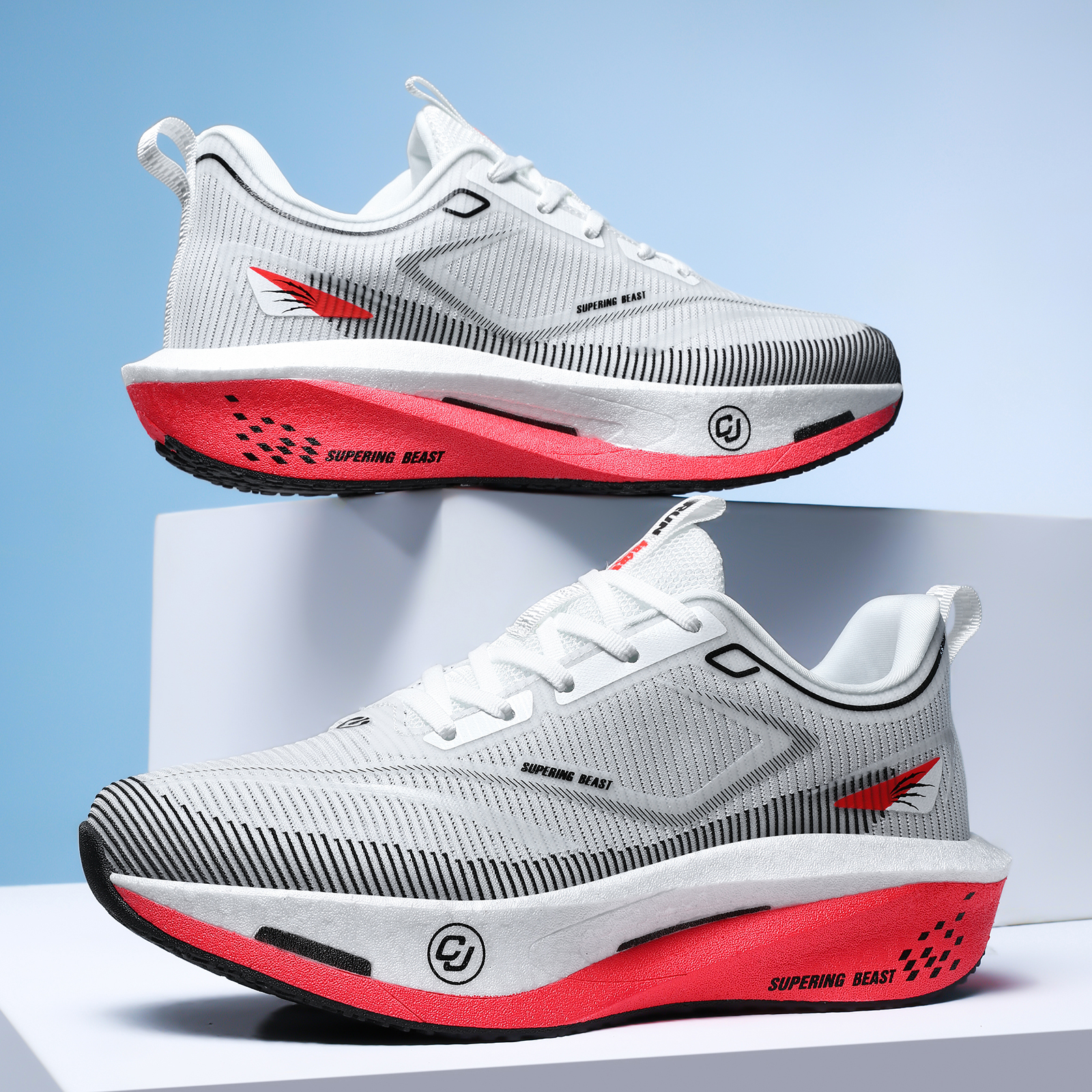 SUPERING BEAST Low top Marathon Long Distance Running Sprint Physical Fitness Test & Exam Racing Running Shoes Unisex