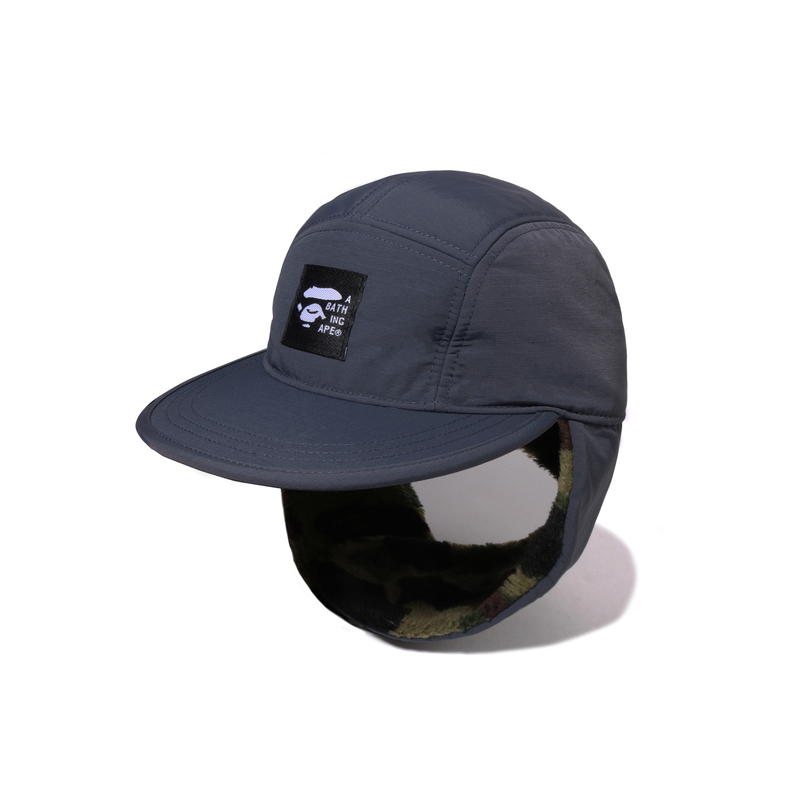 Мужская шапка A BATHING APE (черно-синяя) — фото 4