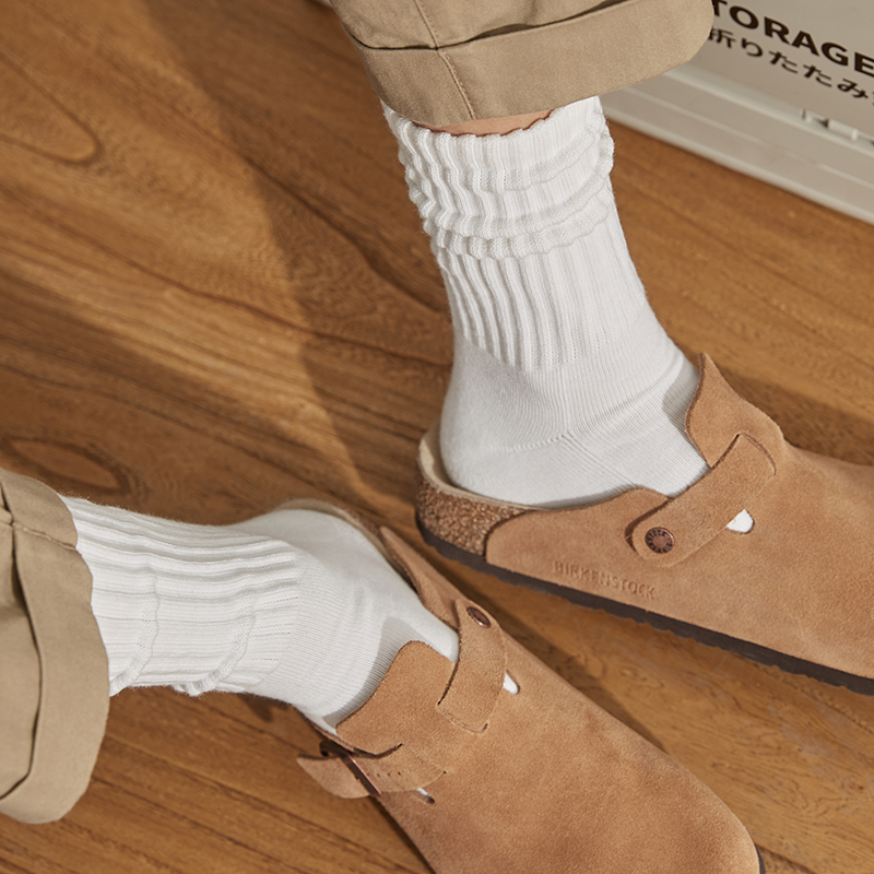 ZEROIN Crew Socks Unisex Kraft Paper Box 4 Pack