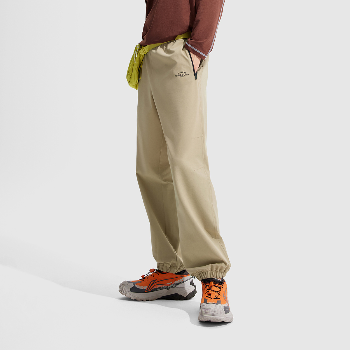 Li Ning Fitness Series Sports Pants Men’s Mole Umber