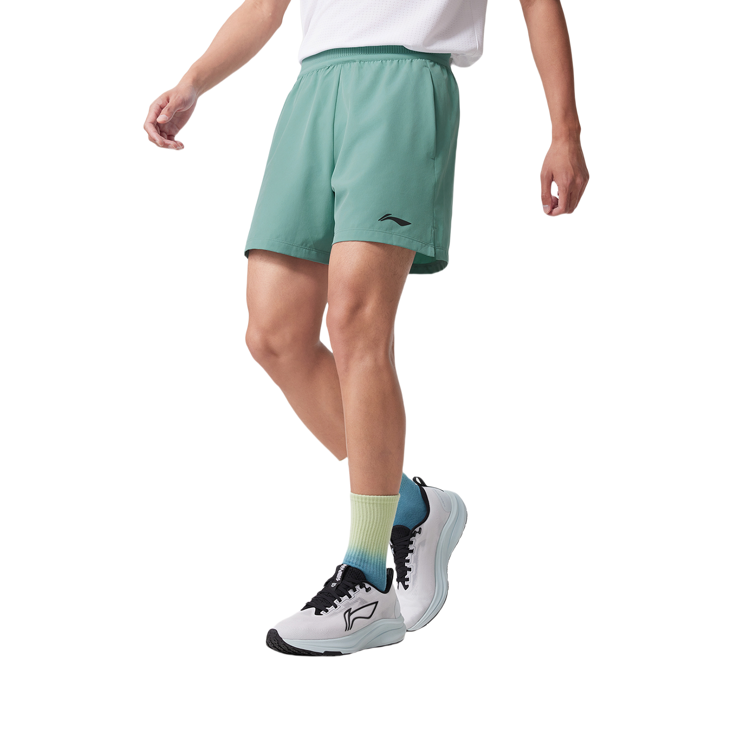 Li Ning Running Collection Sports Shorts Men’s Mystic Spring Green