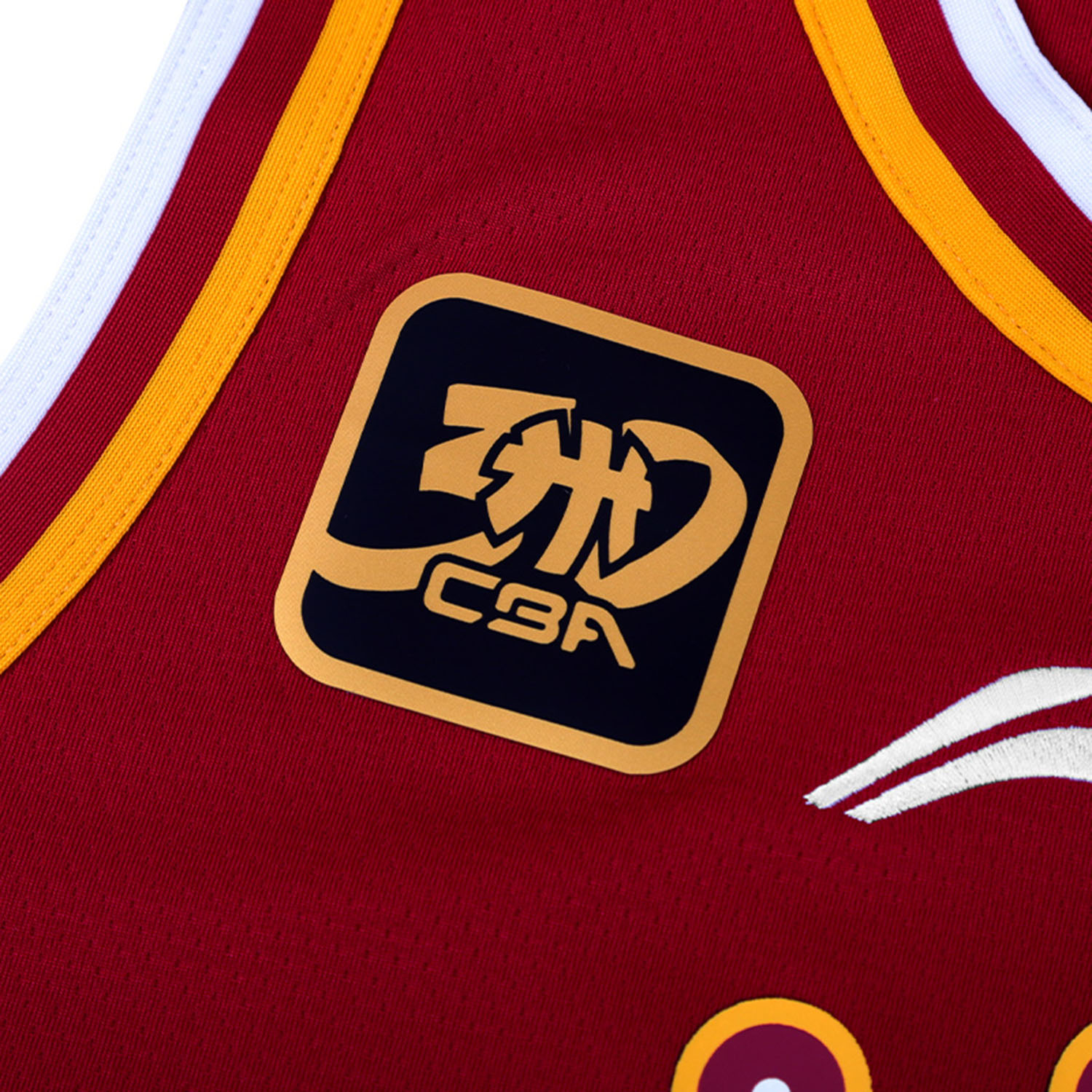 Li Ning Professional Basketball Collection Basketball Jersey Men’s Dark Berry Red