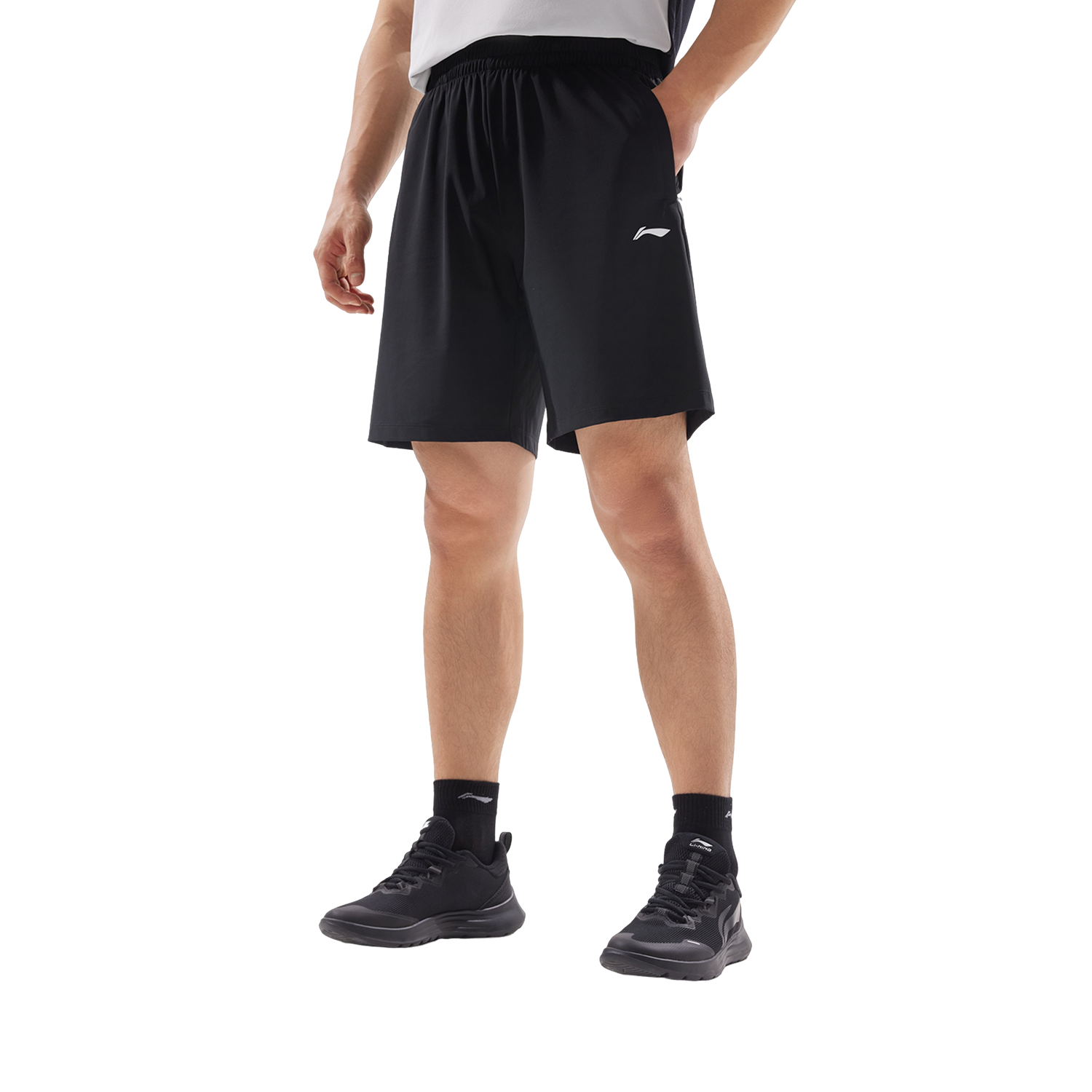 Li Ning Fitness Series Sports Shorts Men’s Black