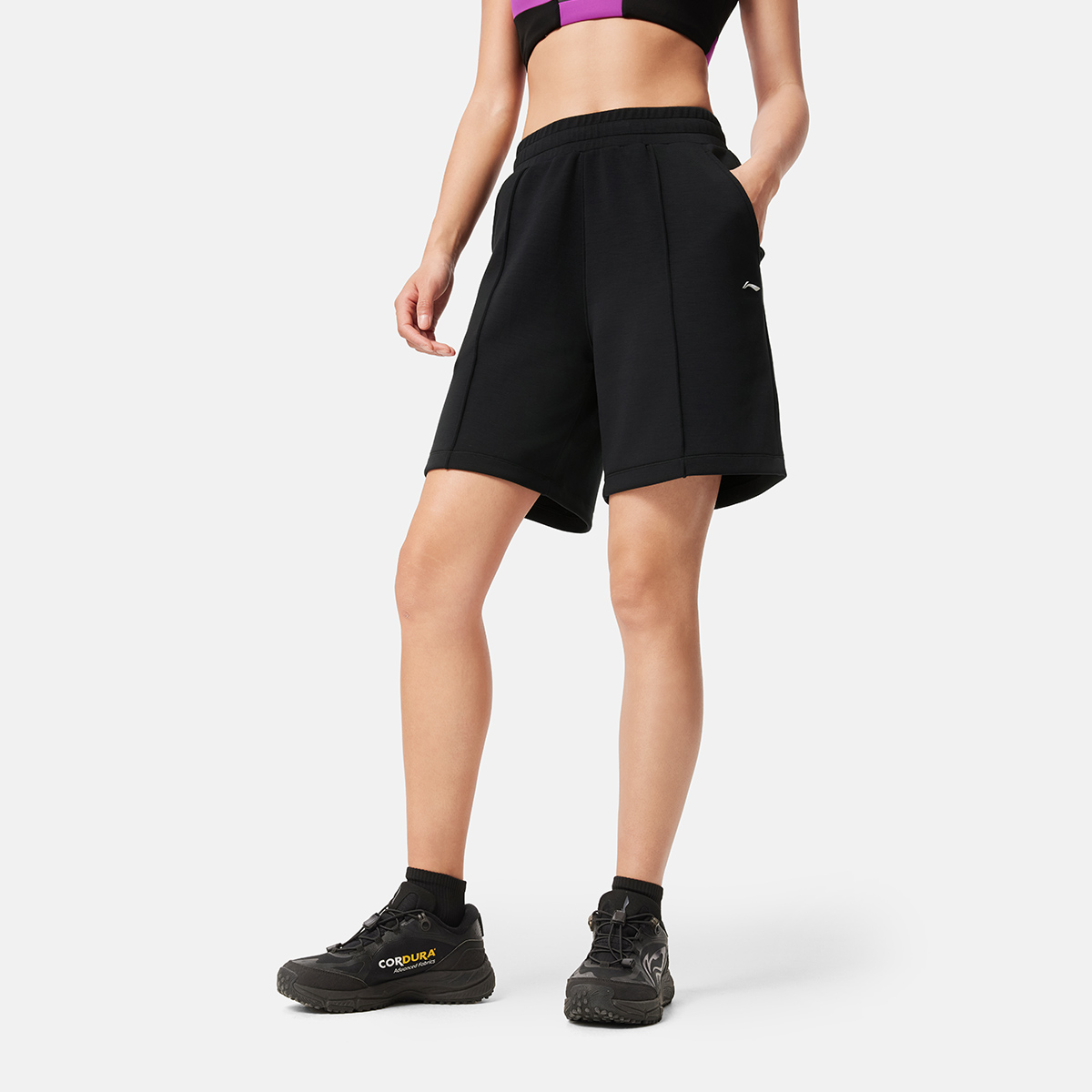 Li Ning Fitness Series Sports Shorts Women’s Black