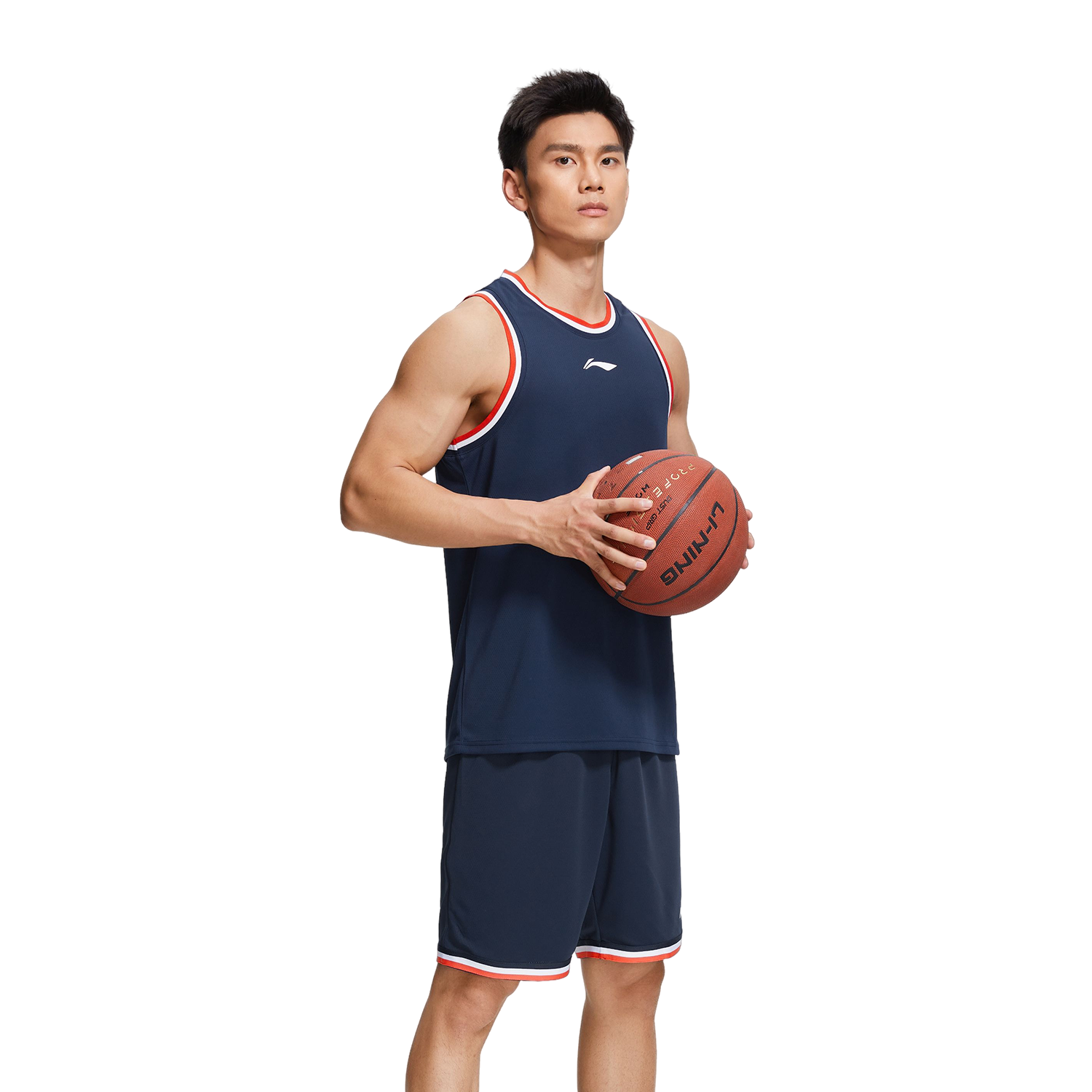 Li Ning Basketball Collection Casual Sportswear Men’s Guangdong Blue