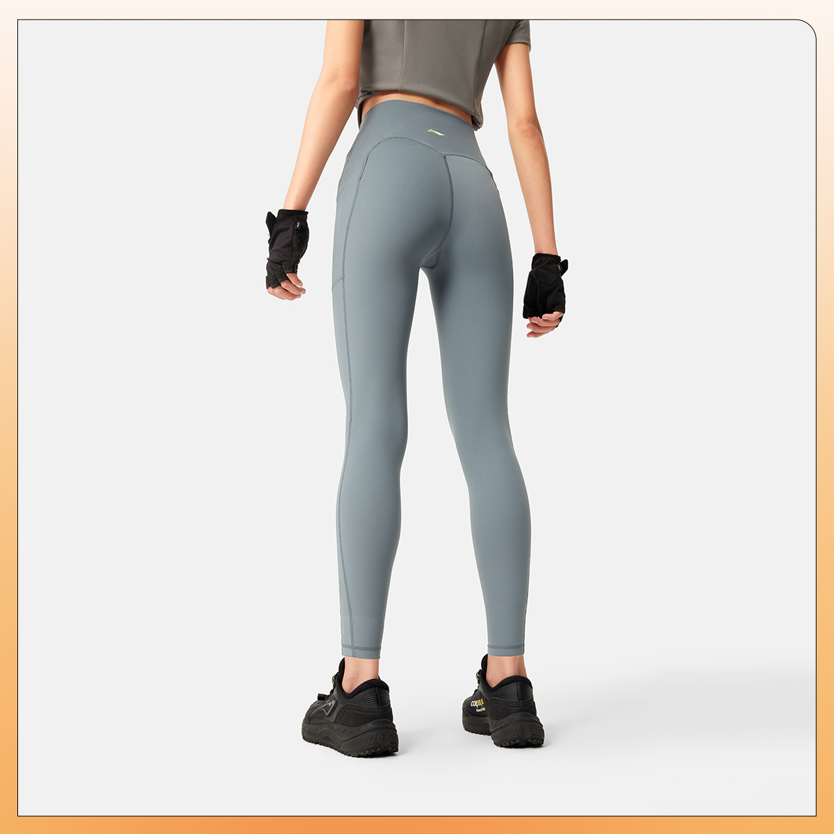 Li Ning Fitness Series Sports Pants Women’s Gray