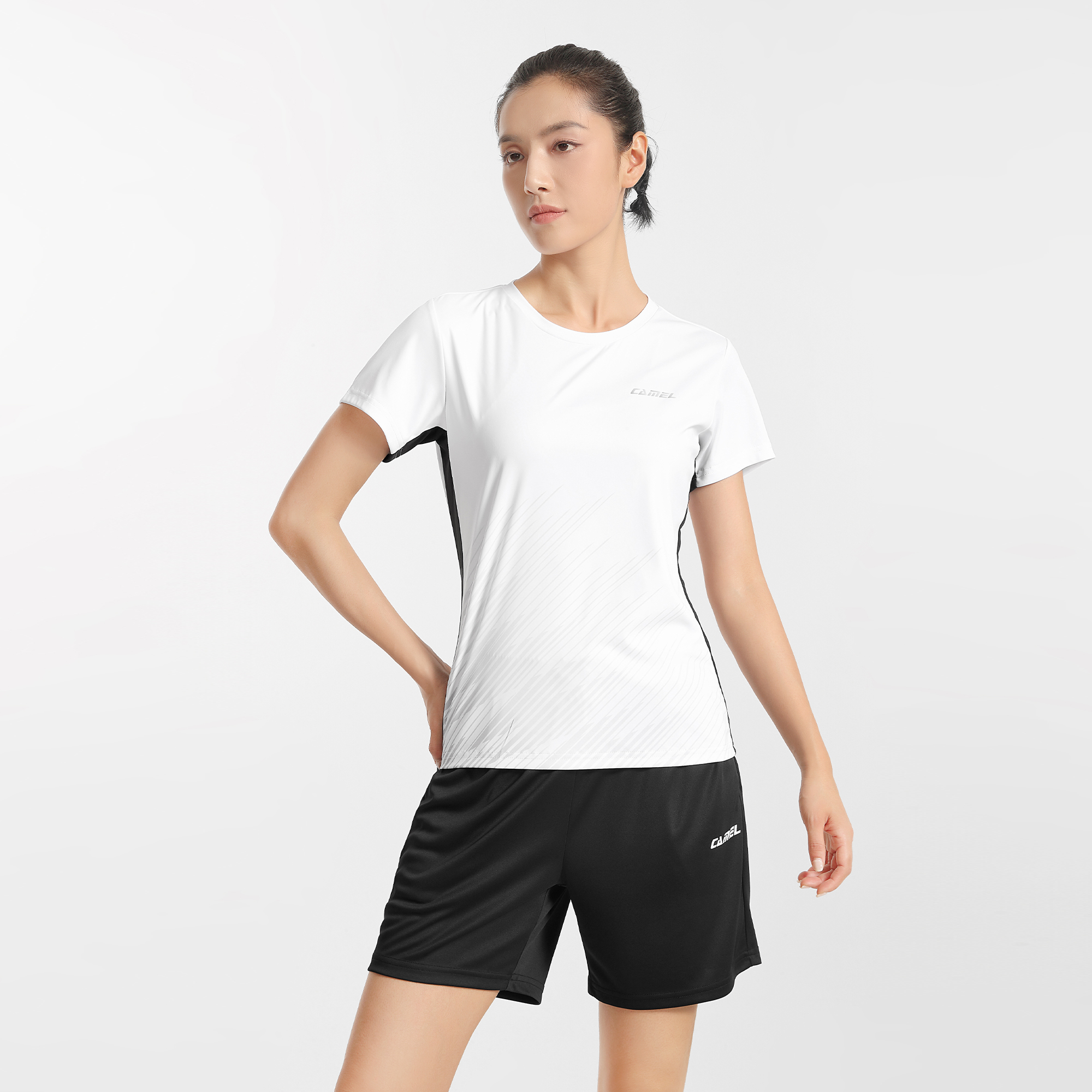 CAMEL Fitness Sets Women’s Crew Neck Thin
