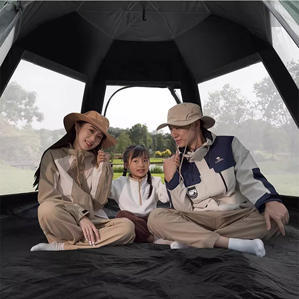 CAMEL Tent Outdoor Hexagonal Automatic Canopy Tent Outdoor Portable Park Camping Over Night Tent