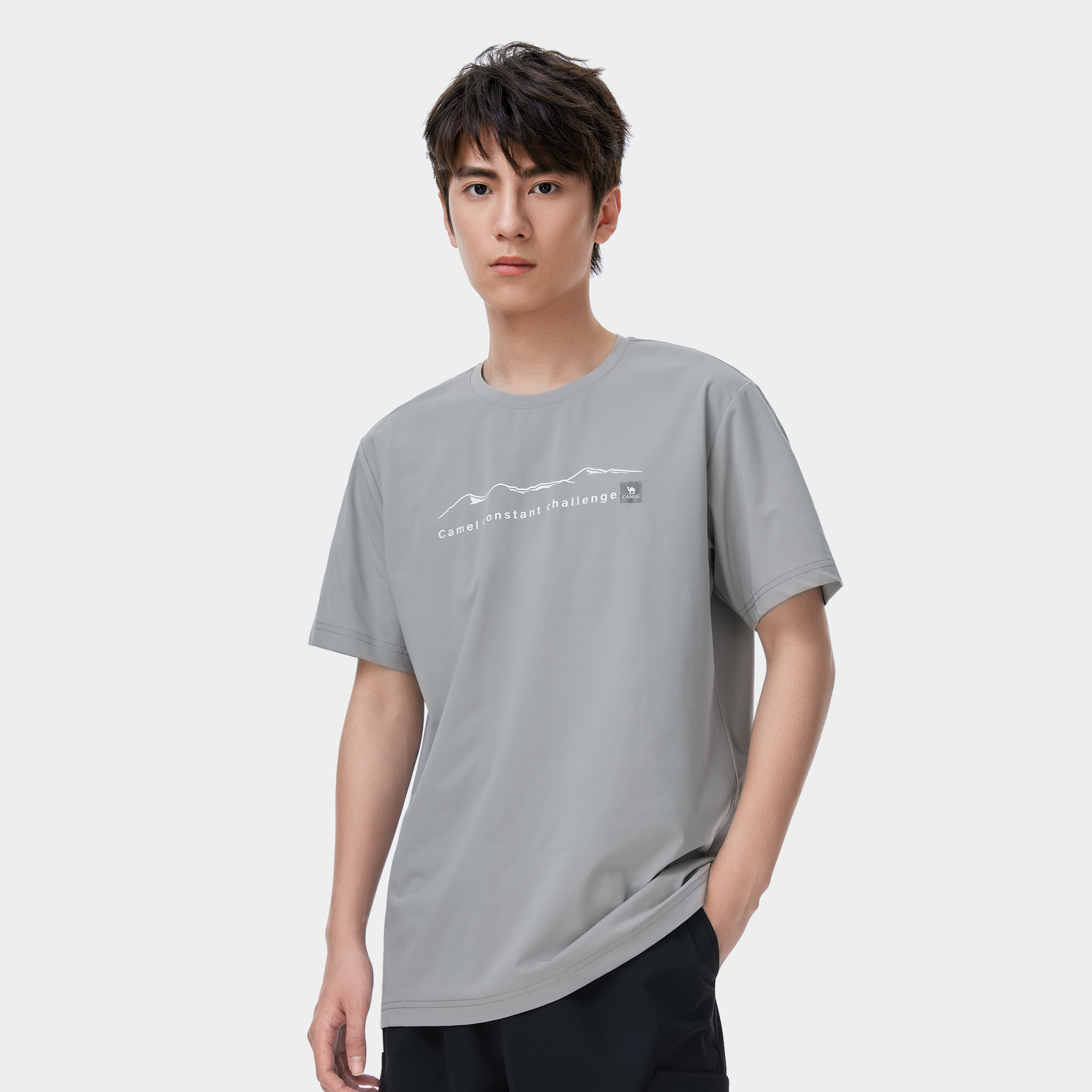 CAMEL Urban Function Series Quick Dry T Shirts Men’s Crew Neck