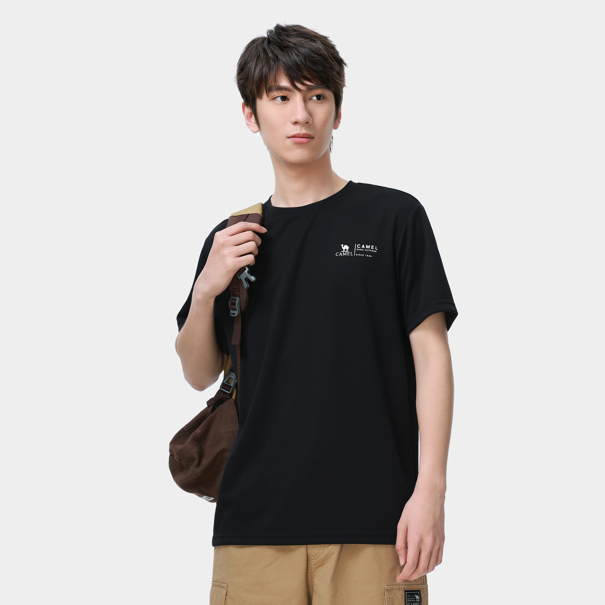 CAMEL Urban Function Series Quick Dry T Shirts Men’s Crew Neck