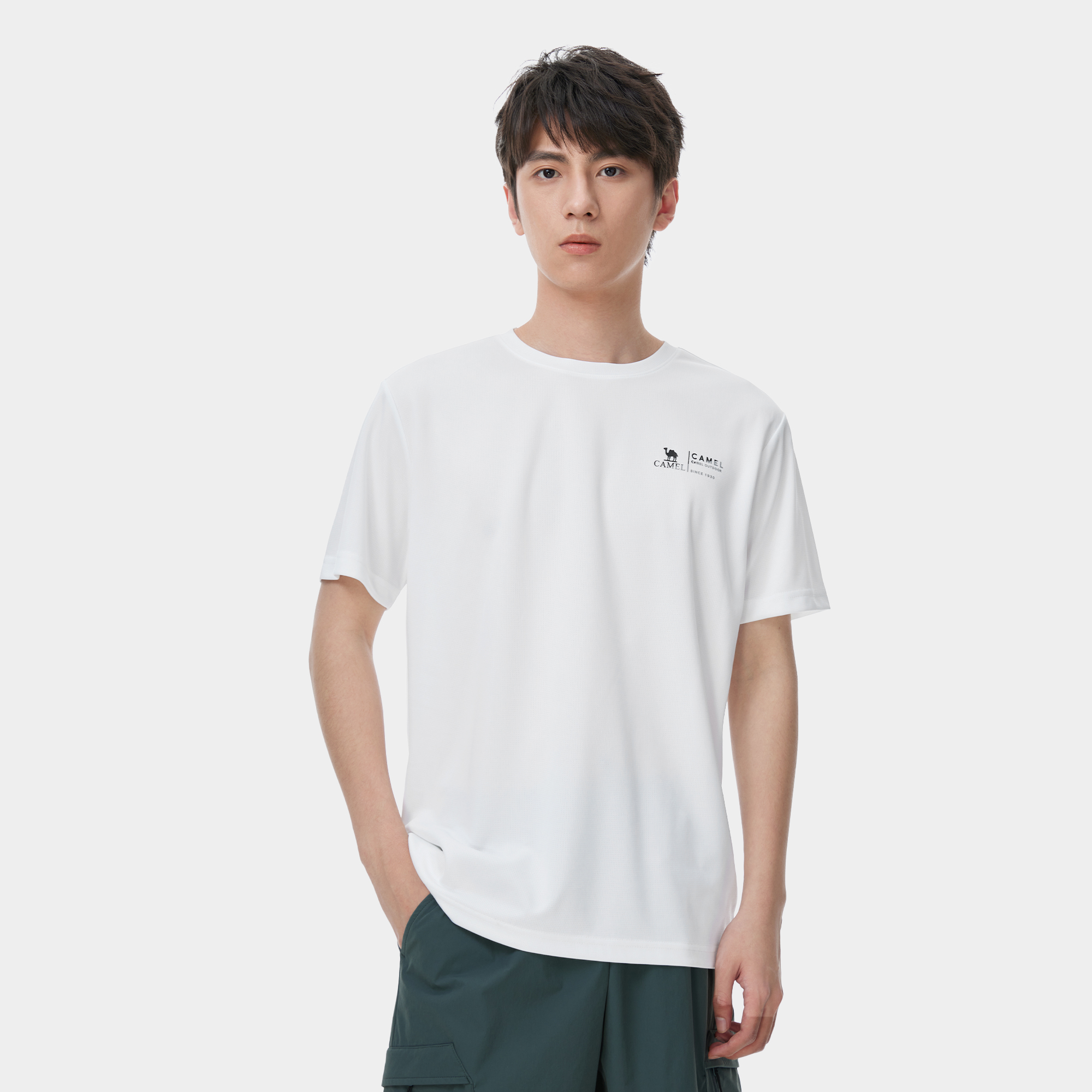 CAMEL Urban Function Series Quick Dry T Shirts Men's Crew Neck