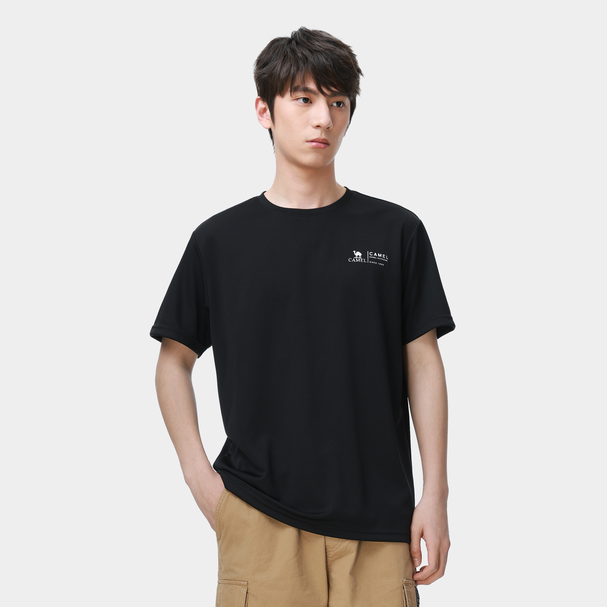 CAMEL Urban Function Series Quick Dry T Shirts Men's Crew Neck