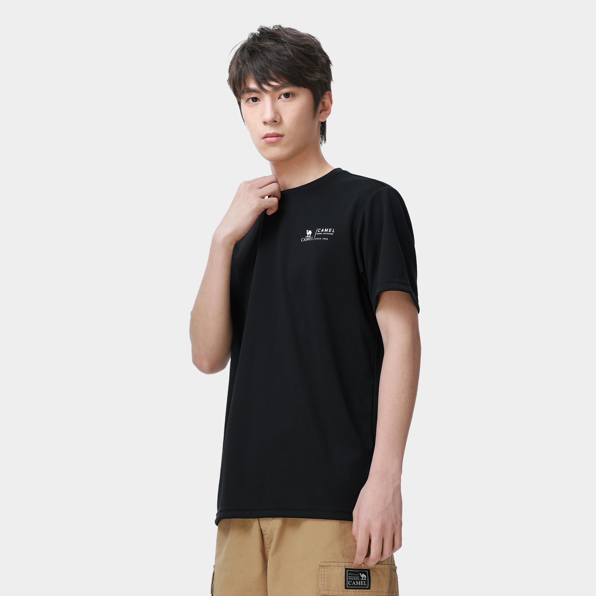 CAMEL Urban Function Series Quick Dry T Shirts Men's Crew Neck