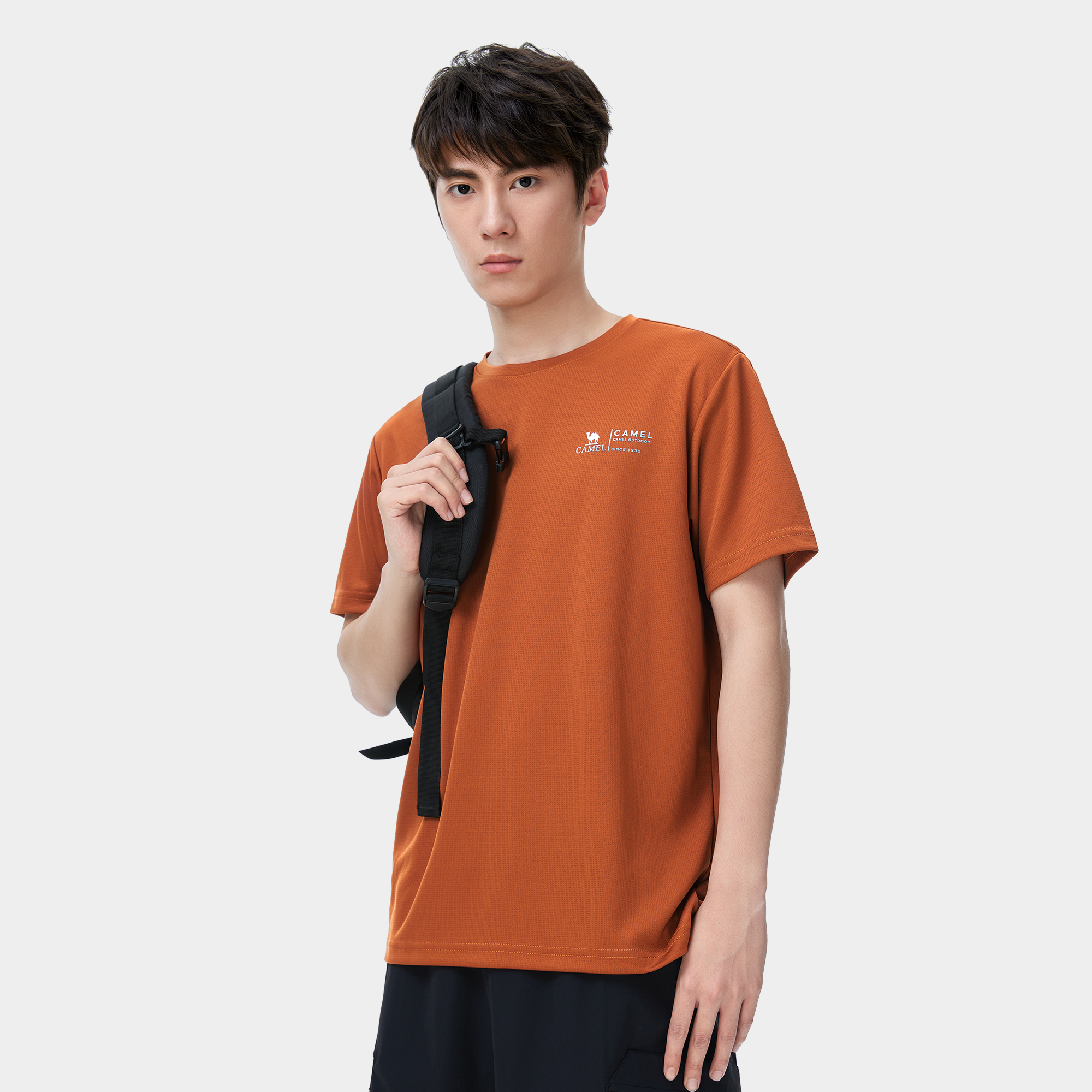 CAMEL Urban Function Series Quick Dry T Shirts Men's Crew Neck