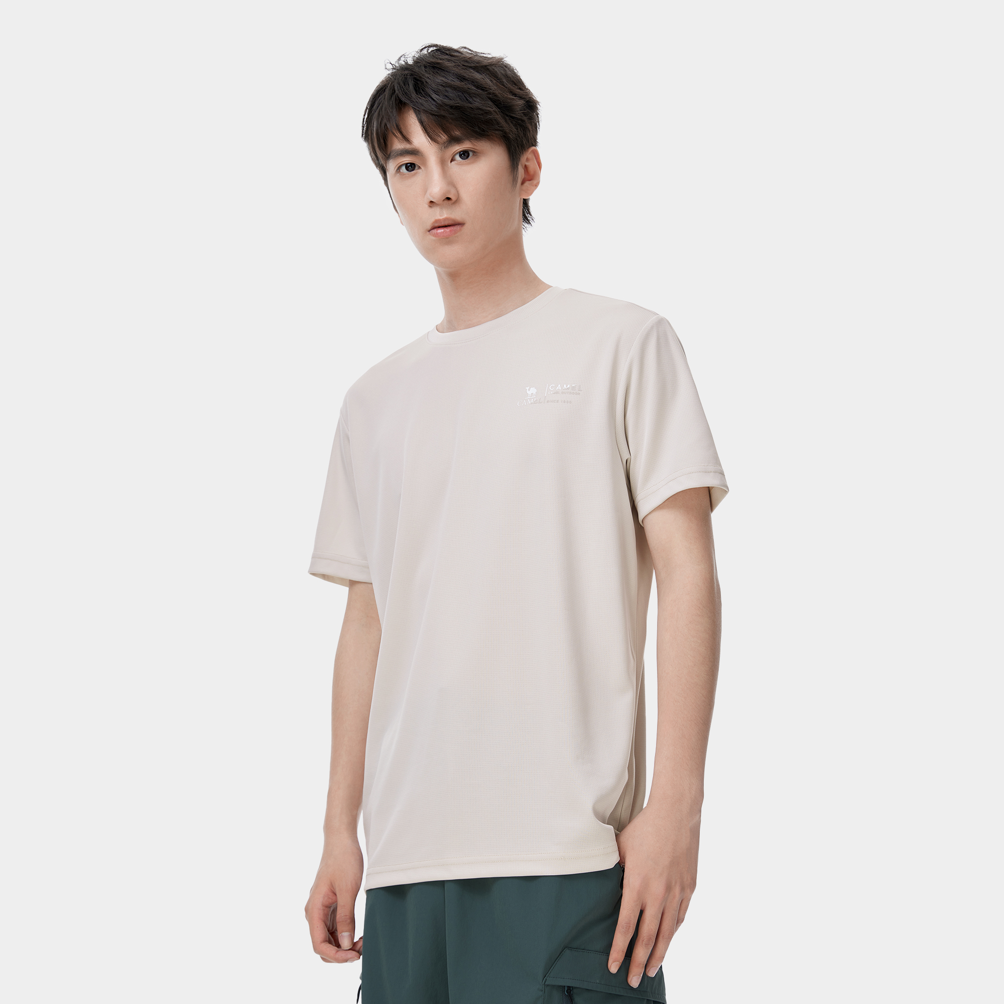 CAMEL Urban Function Series Quick Dry T Shirts Men's Crew Neck