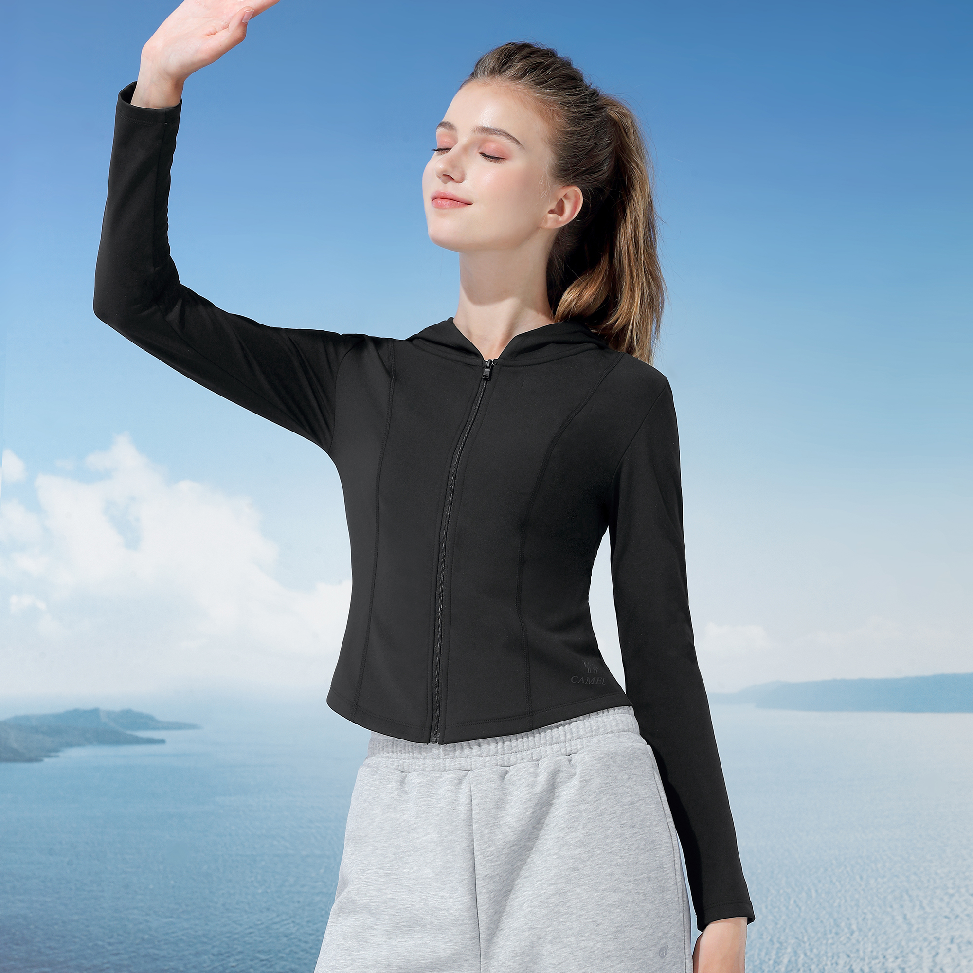 CAMEL Yoga Jackets Women’s Moderate