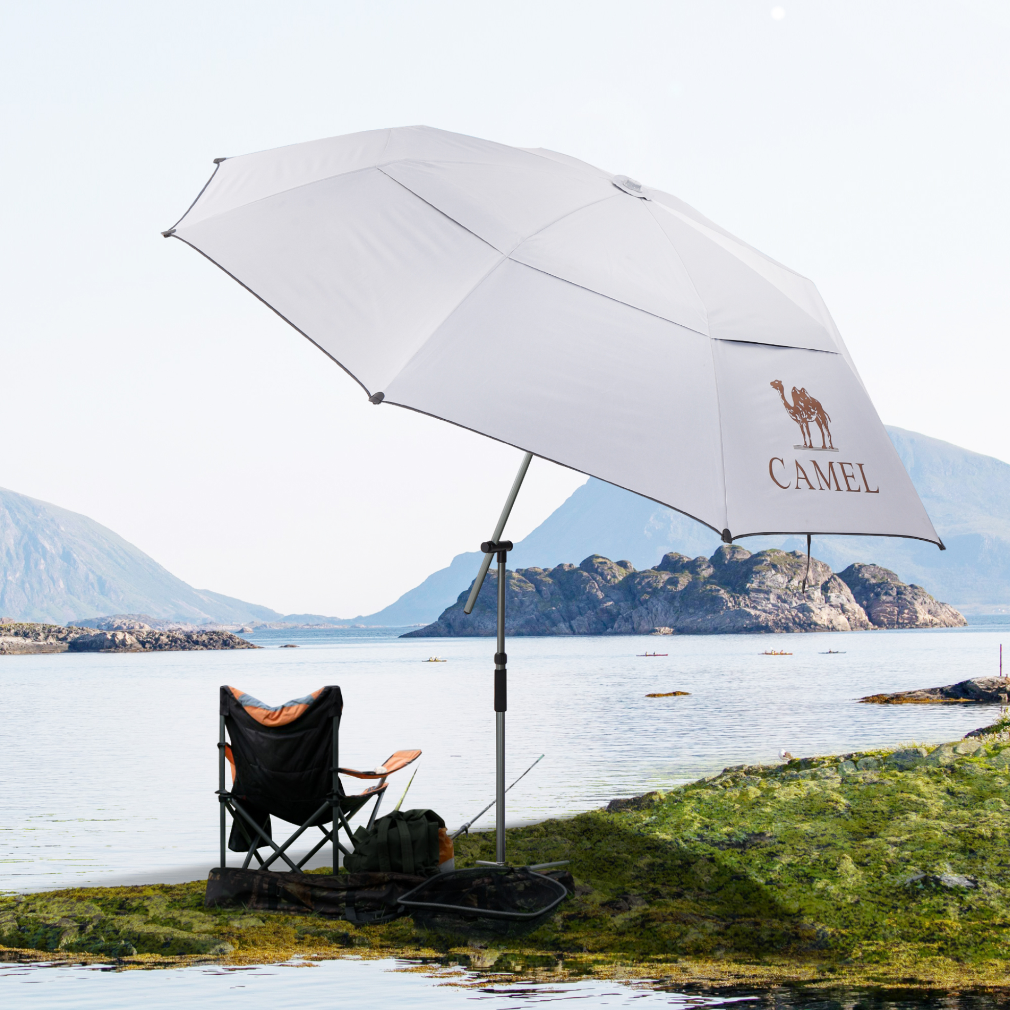 CAMEL Fishing Umbrellas Fishing Sun Protection 2.2m