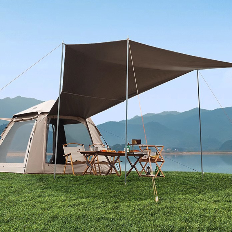 CAMEL Camping Tent Manual Setup One Bedroom And One Living Room Outdoor Automatic Tent