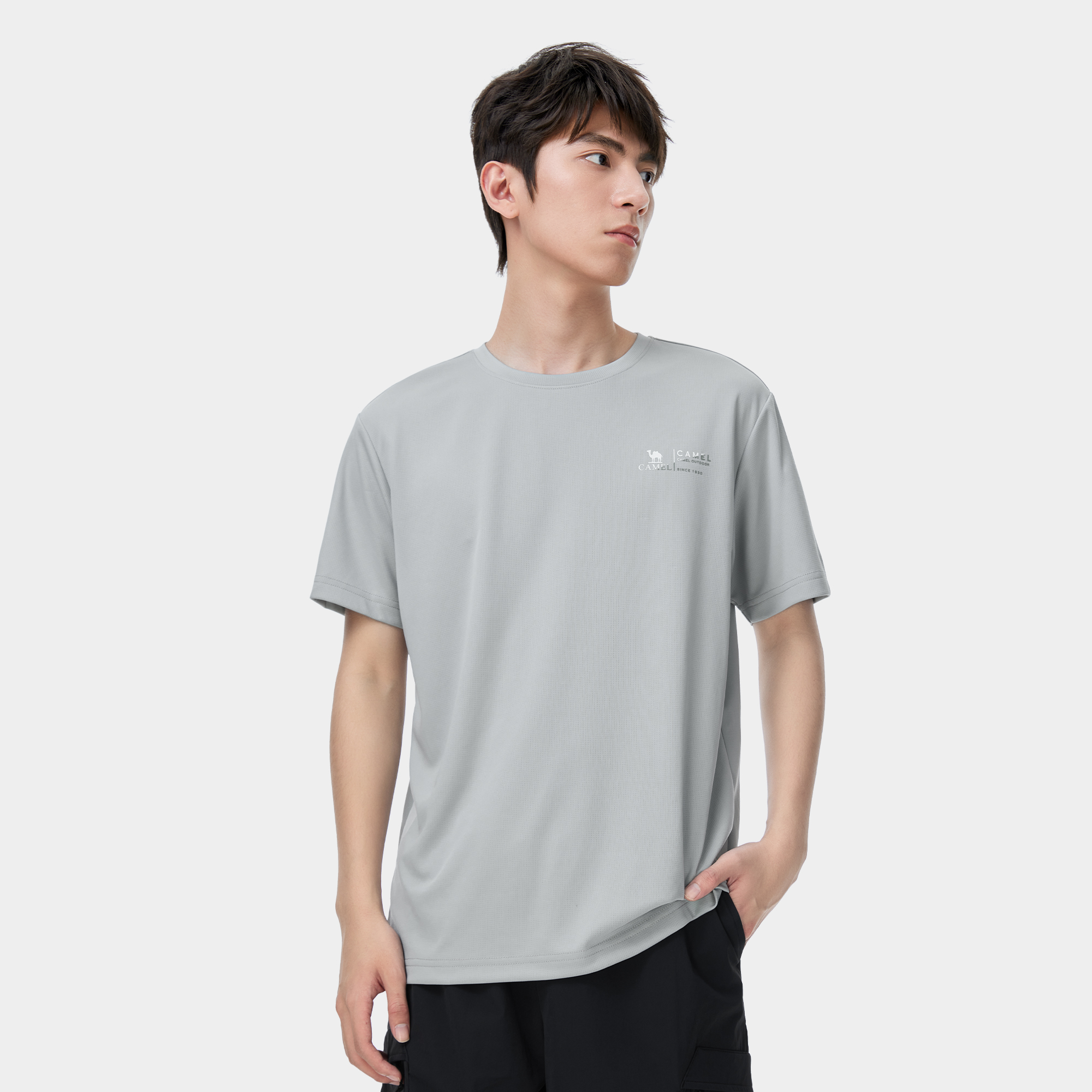 CAMEL Urban Function Series Quick Dry T Shirts Men's Crew Neck