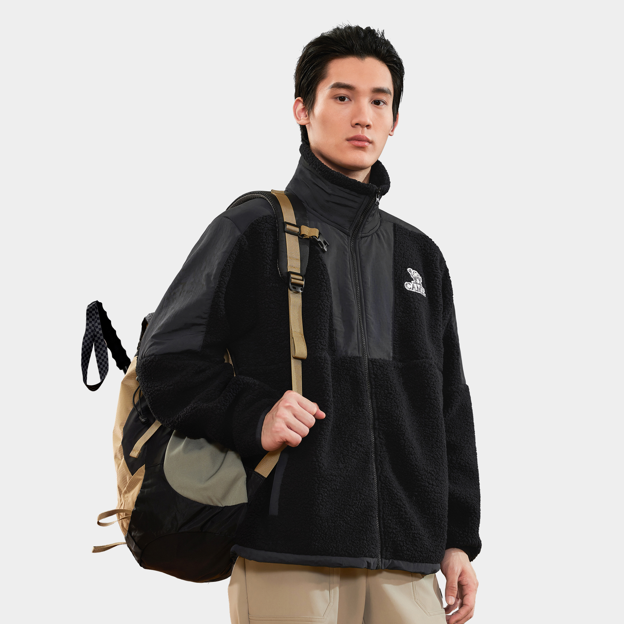 CAMEL Warm Fleece Collection Fleece Clothing Men’s