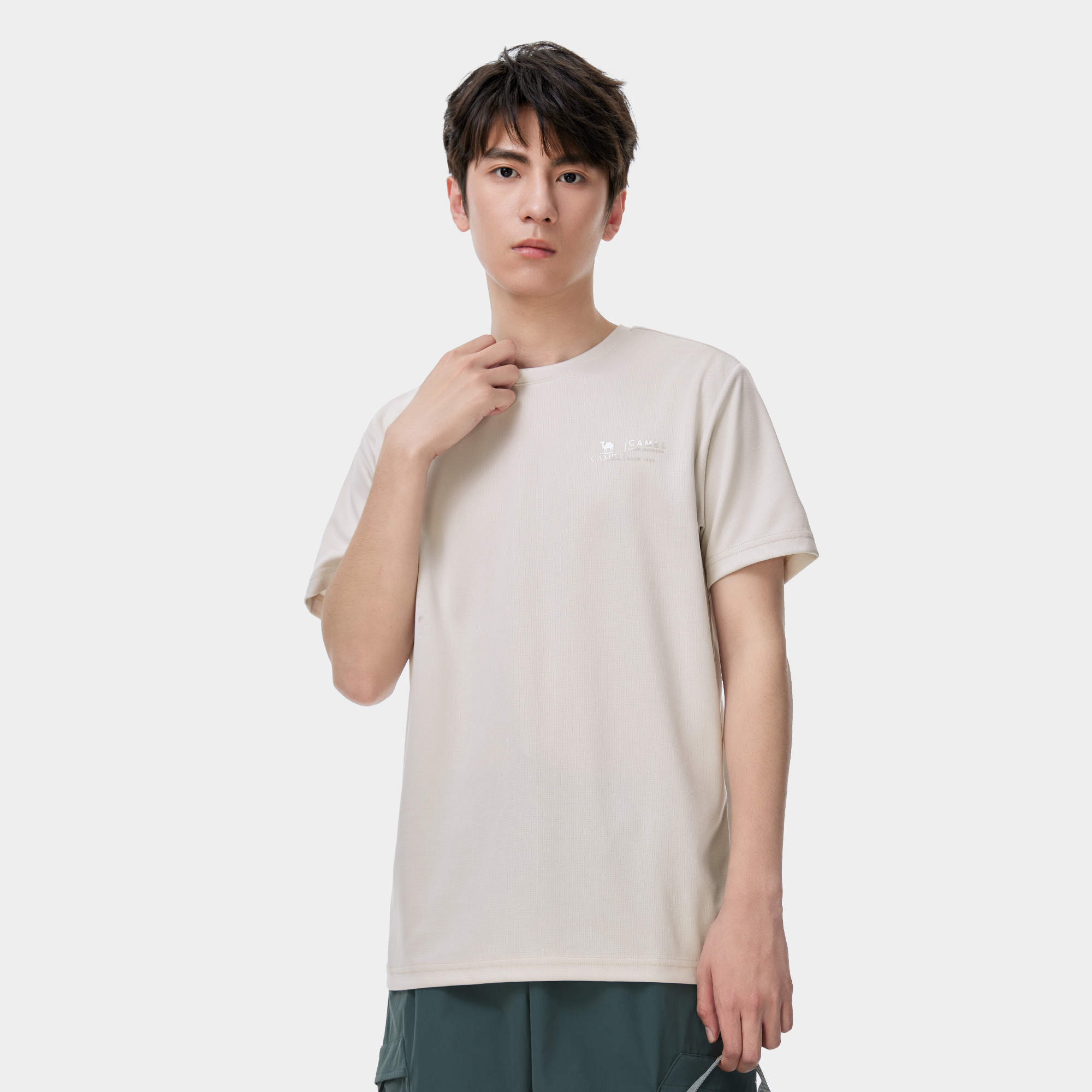 CAMEL Urban Function Series Quick Dry T Shirts Men's Crew Neck