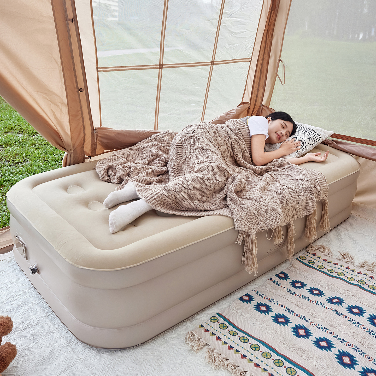 CAMEL Outdoor Leisure Furnitures Outdoor Inflatable Bed Camping