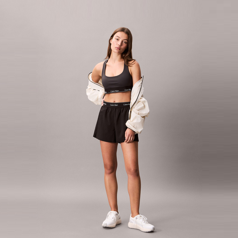 CALVIN KLEIN SS25 Sports Shorts Women’s Space Black