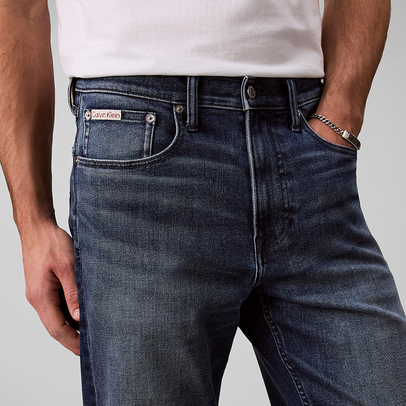 Мужские джинсы CALVIN KLEIN Jeans 90 (голубые) — фото 7
