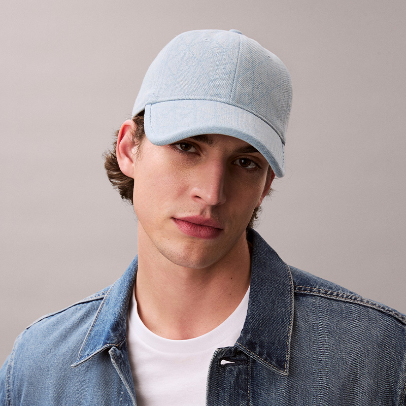 Кепка CALVIN KLEIN Jeans (голубая) — фото 5