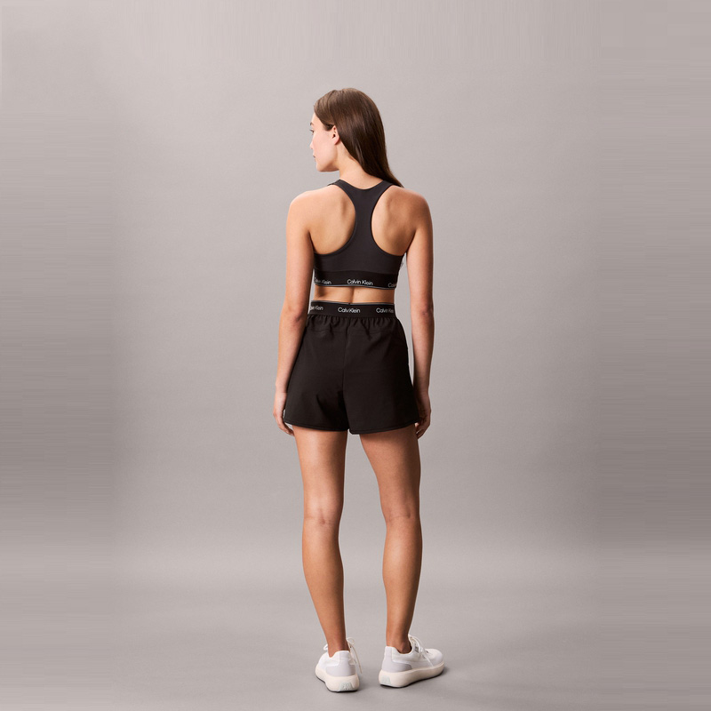 CALVIN KLEIN SS25 Sports Shorts Women’s Space Black