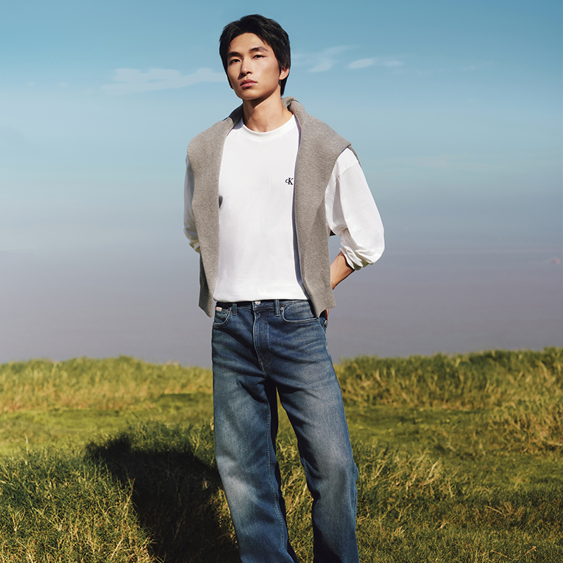 Мужские джинсы CALVIN KLEIN Jeans 90 (голубые) — фото 2