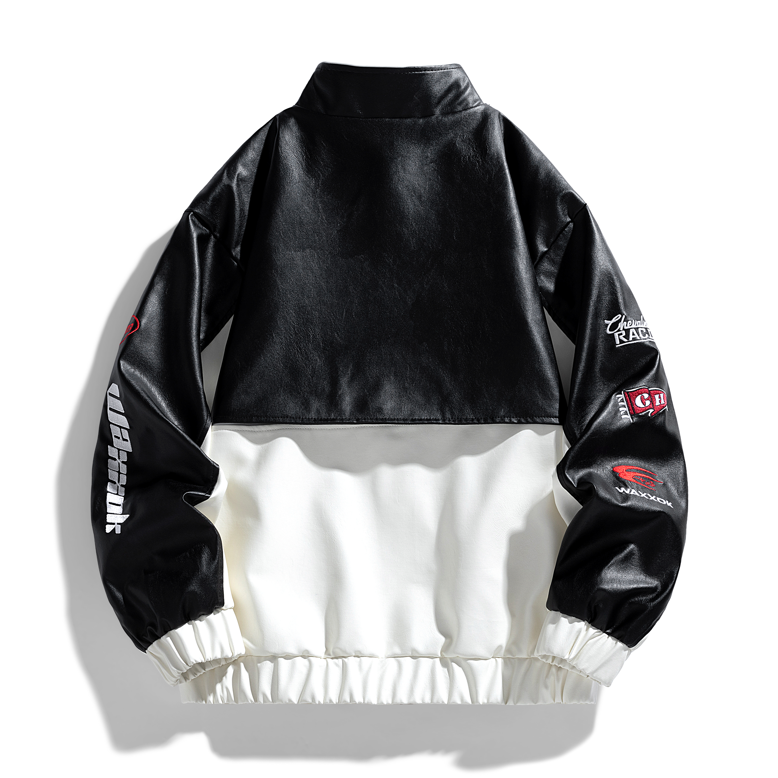 CHEVAL NOIR American pilot jacket, motorcycle trendy rider handsome racing jacket leather coat, unisex model
