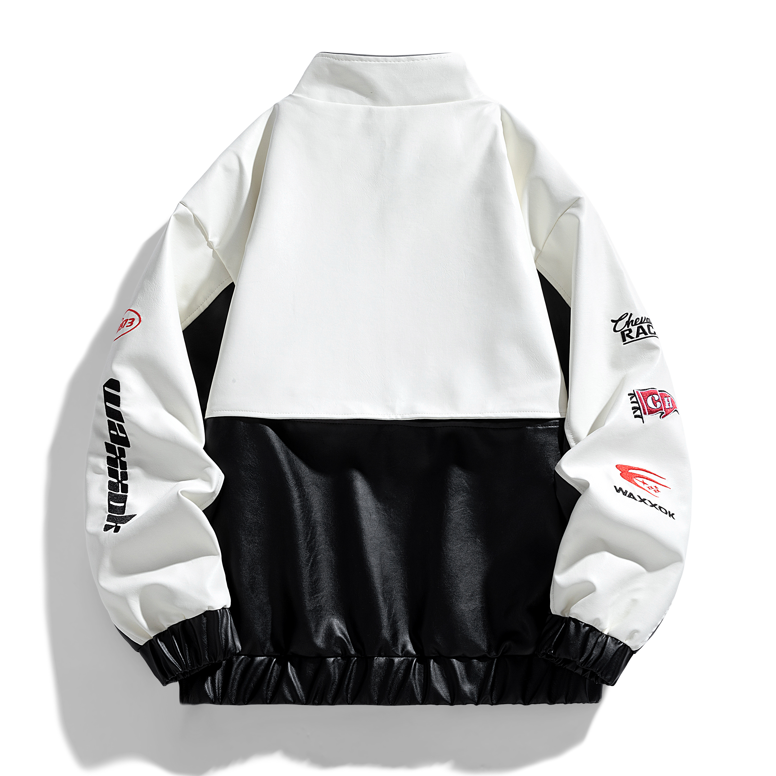 CHEVAL NOIR American pilot jacket, motorcycle trendy rider handsome racing jacket leather coat, unisex model
