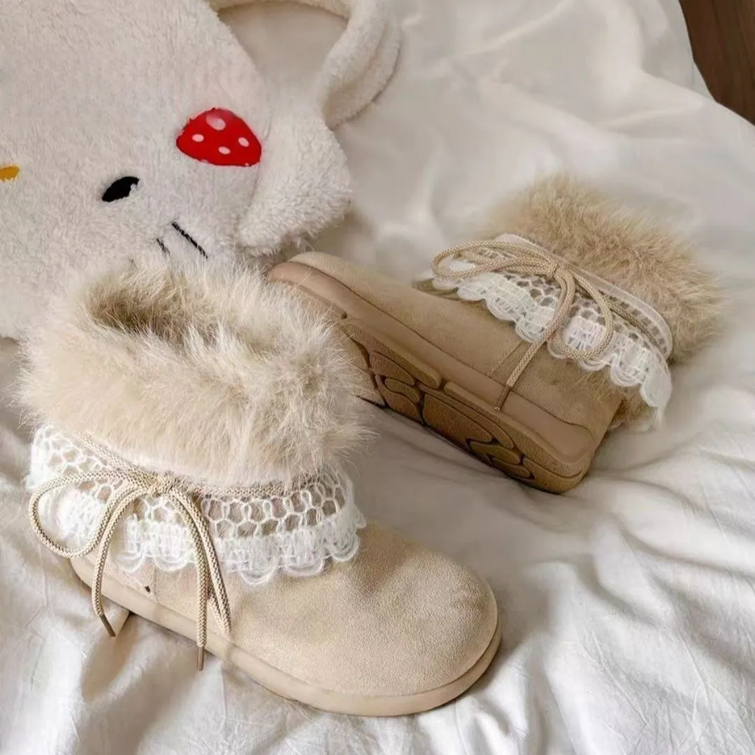 JimiXiong Сноубутсы Женские