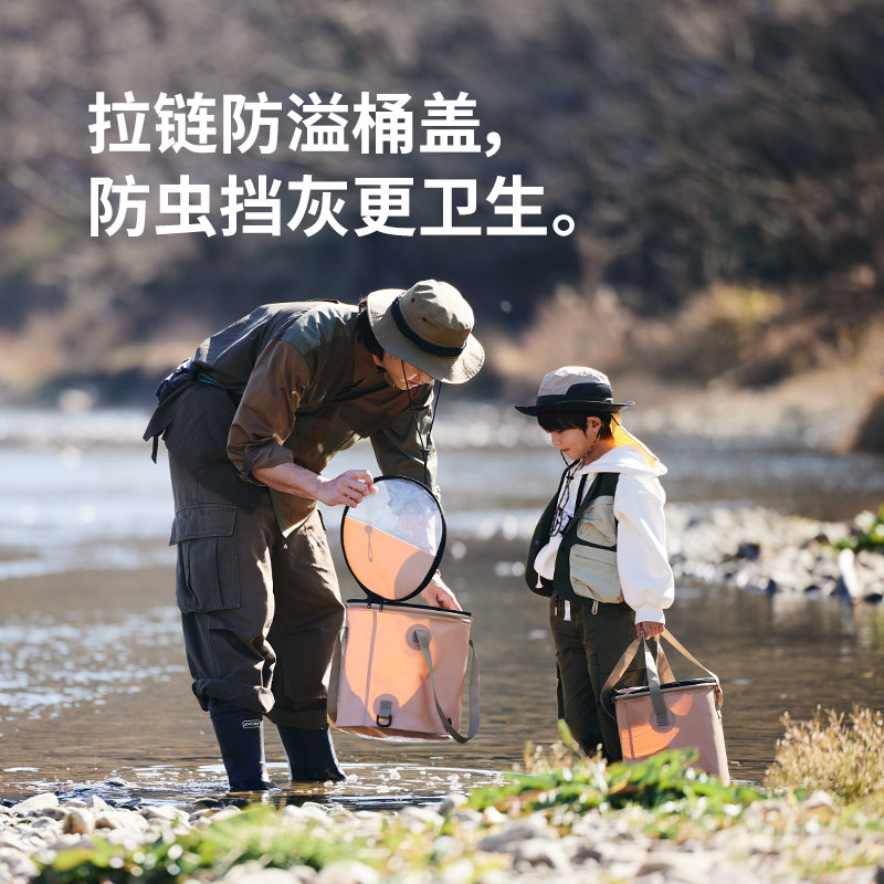 NATUREHIKE Outdoor Water Equipment Bucket 10L/20L Indoor/outdoor Ethylene 25*25*25CM 30*30*29CM