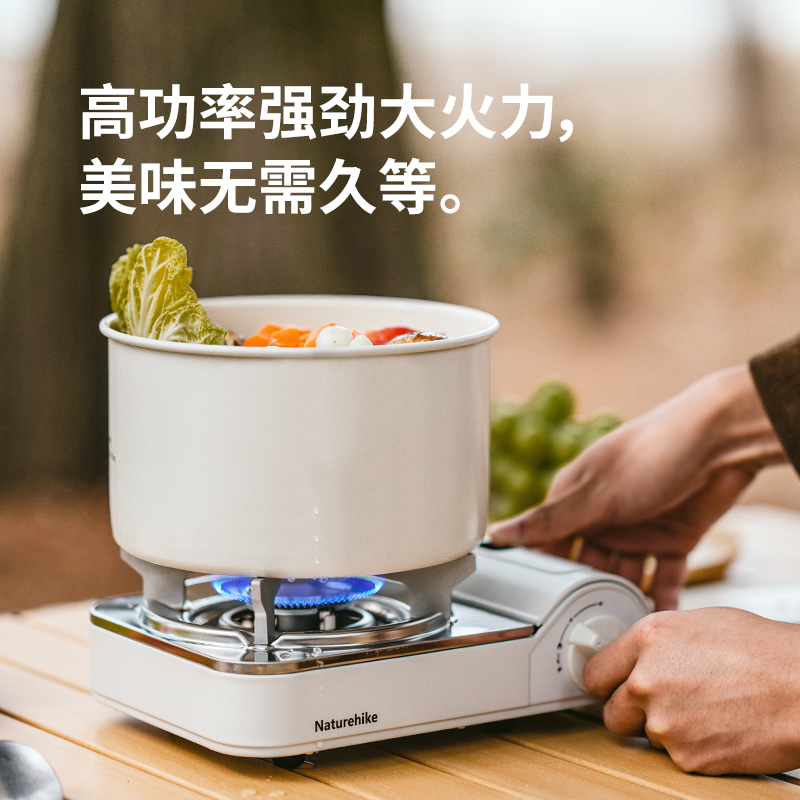 NATUREHIKE Camping Equipment Sets Gas Stove 1 2 Persons Cold Rolled Sheet, Stainless Steel